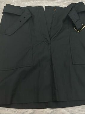 Banana Republic Black Belted Trench Coat